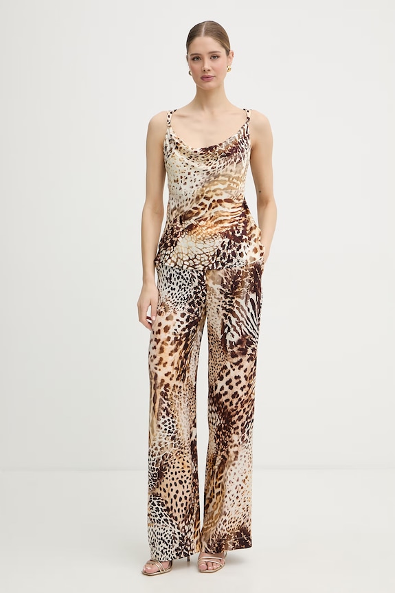 Marciano by Guess hlače za žene od viskoze GISELLE G6GB09.W1875 smeđa SS26