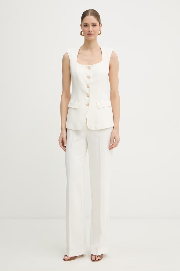 Marciano by Guess Παντελόνι γυναικείο με βισκόζη GRETHA G6GB18.W2204 μπεζ SS26