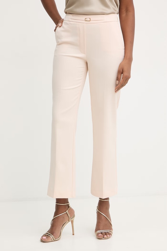 Marciano by Guess spodnie damskie z bawełną SUNNY beżowy G6GB20.W2361