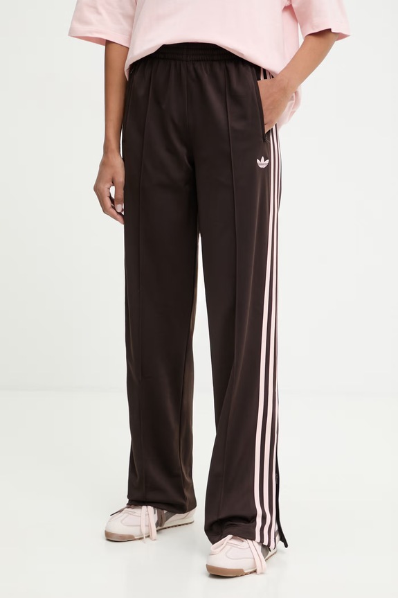 adidas Originals pantaloni da tuta da donna Firebird Classic maglia marrone KC6563