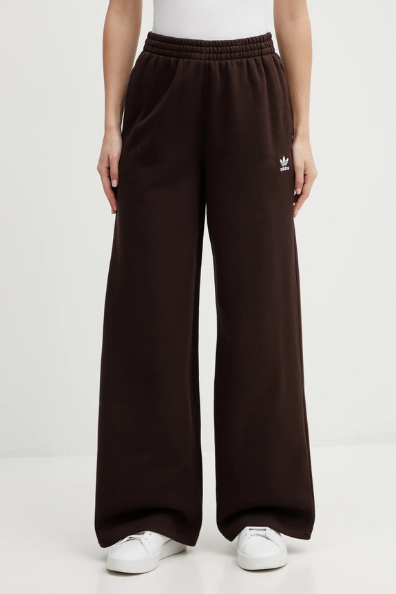adidas Originals pantaloni tuta Essentials maglia marrone KC9135