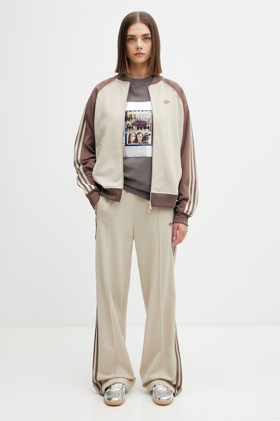 adidas Originals Firebird pantaloni de trening pentru femei KD3660 bej