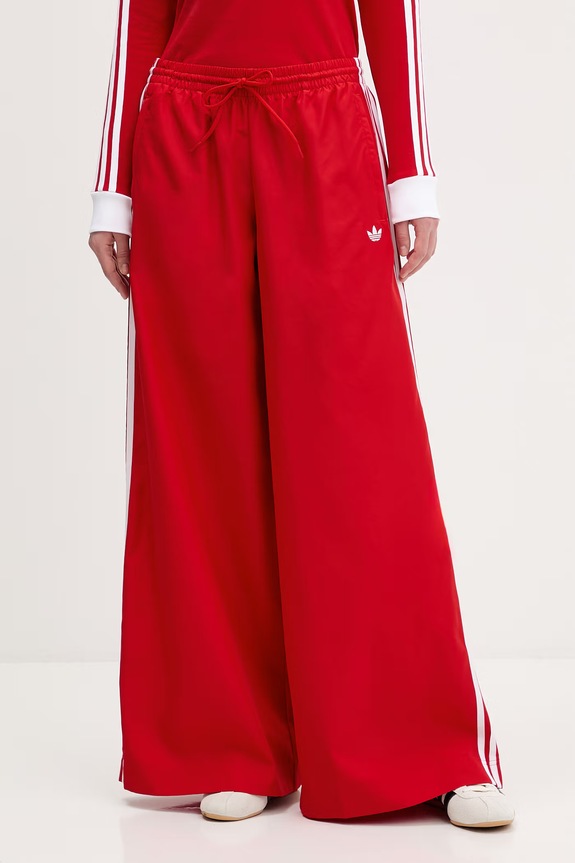 adidas Originals spodnie dresowe damskie Firebird czerwony KD6299