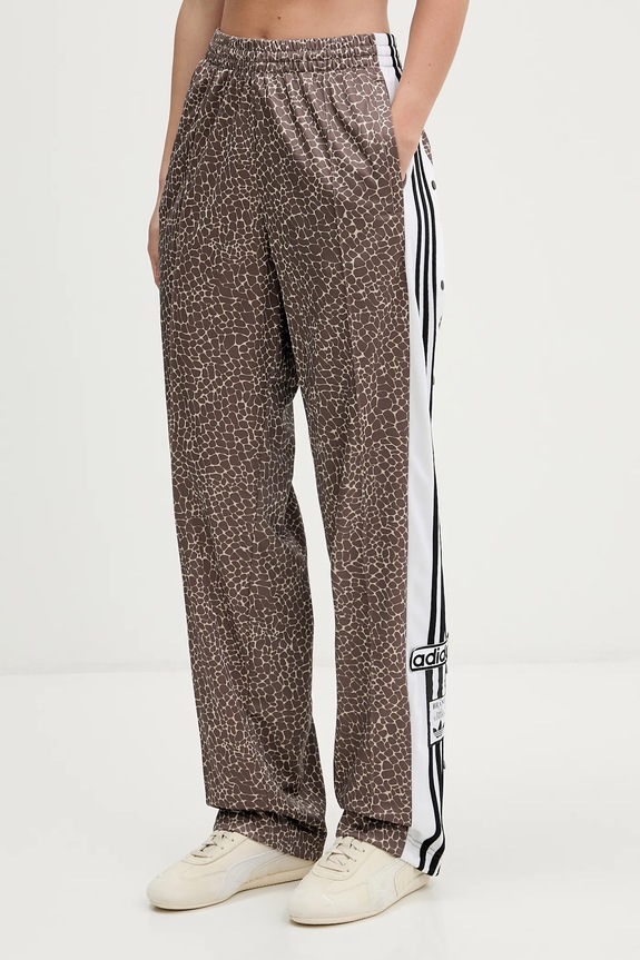 Tepláky adidas Originals pletenina hnedá KD8820