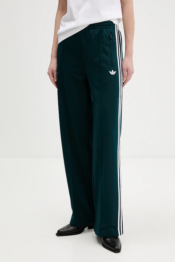 Donji dio trenirke adidas Originals Firebird natpis zelena KG3704