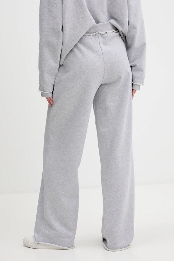 Îmbrăcăminte Hugo Blue pantaloni de trening din bumbac Nuwaist_B 50553589 gri
