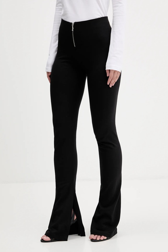 Hugo Blue pantaloni Nuflare_B tricotaj negru 50554485