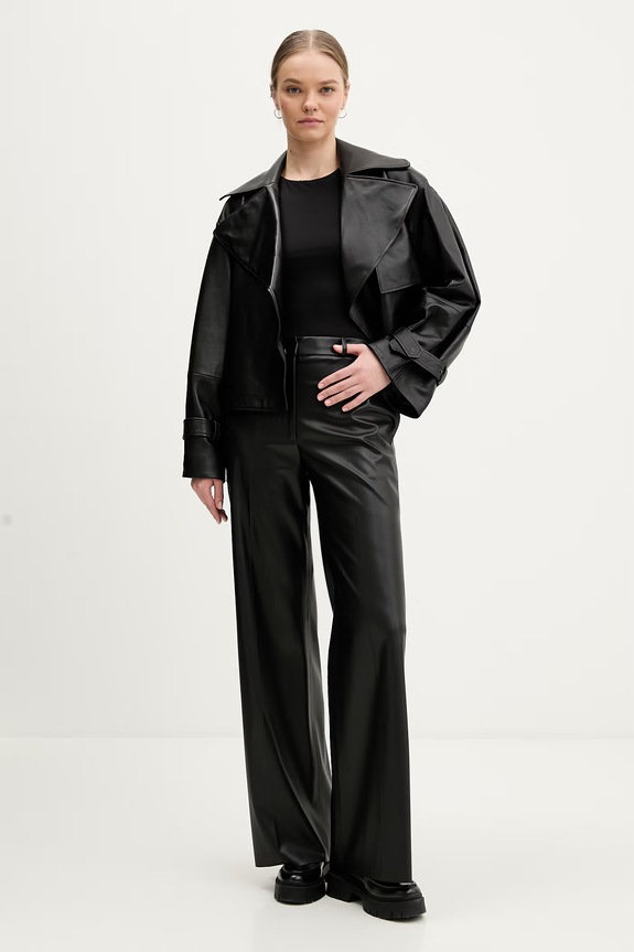 Παντελόνι HUGO Hasmina-1 50552964 μαύρο SS26