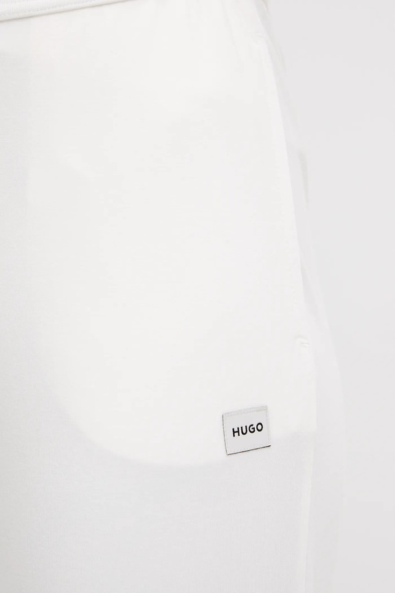 Tepláky HUGO SIGNATURE_PANT béžová 50556808
