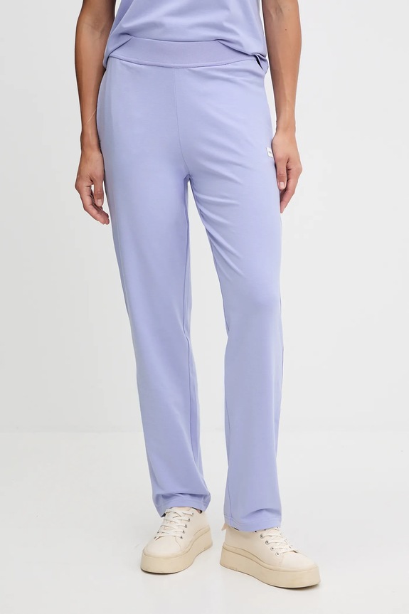 Tepláky HUGO SIGNATURE_PANT nášivka fialová 50556808