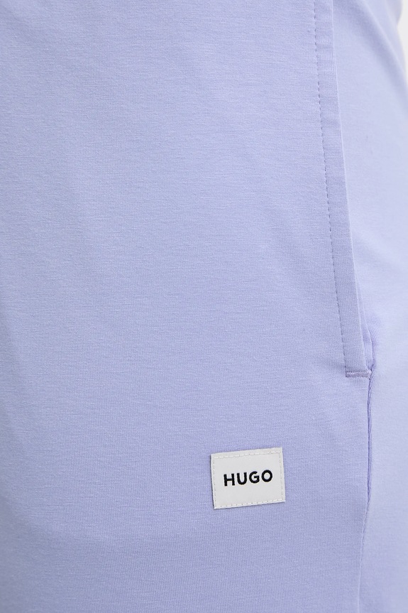 Tepláky HUGO SIGNATURE_PANT fialová 50556808