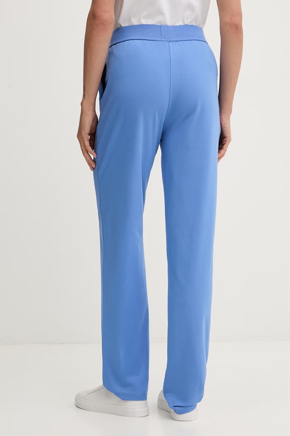Oblečenie HUGO teplákové nohavice dámske s modalom SIGNATURE_PANT 50556808 modrá