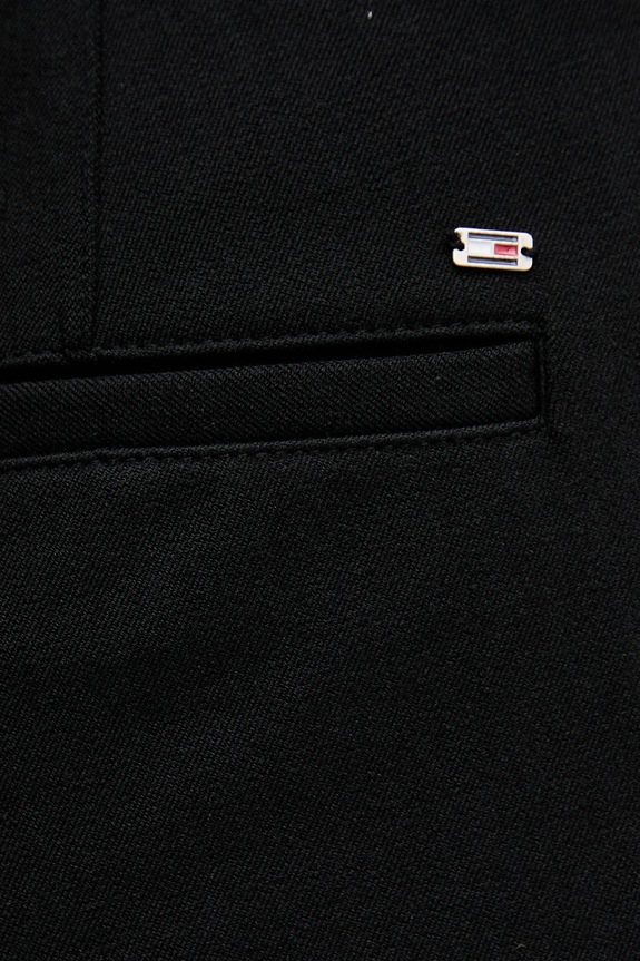 Nohavice Tommy Hilfiger čierna WW0WW48350