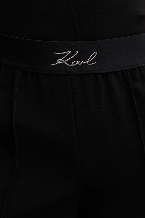 Karl Lagerfeld spodnie B1W10014 czarny SS26