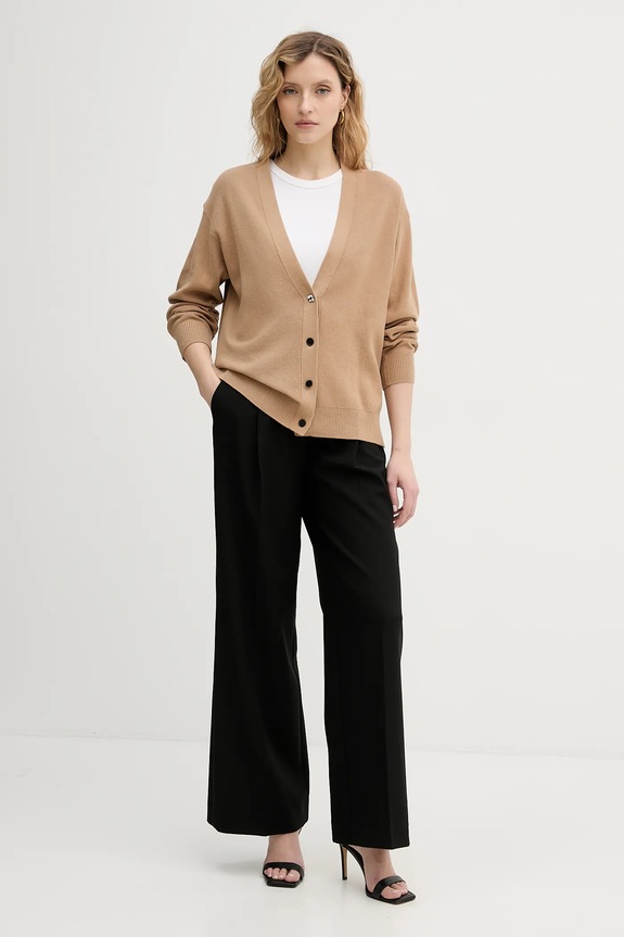 Karl Lagerfeld nadrág IKON B1W10007 fekete SS26