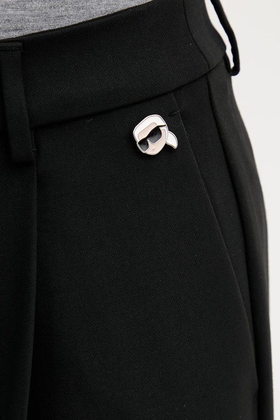 Karl Lagerfeld nadrág IKON B1W10007 fekete
