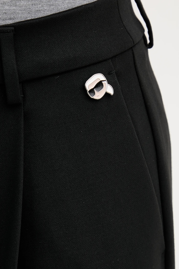 Karl Lagerfeld nadrág IKON B1W10007 fekete