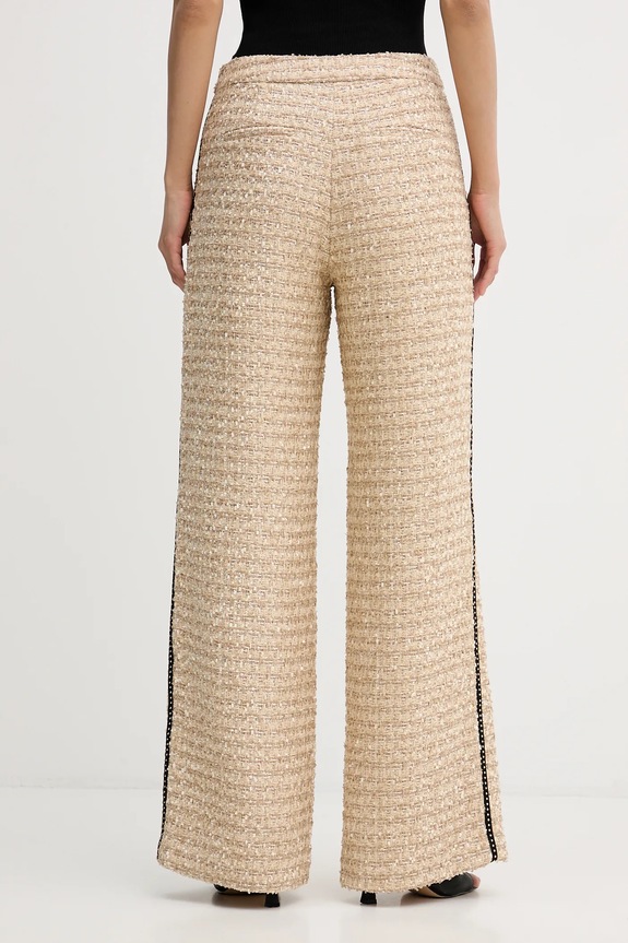 Îmbrăcăminte Karl Lagerfeld pantaloni din lână B1W10008 bej