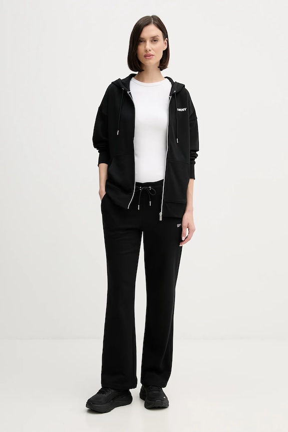 Tepláky Dkny DP6P3794 čierna SS26
