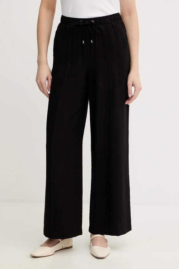 Nohavice Dkny látka čierna P54K7D81