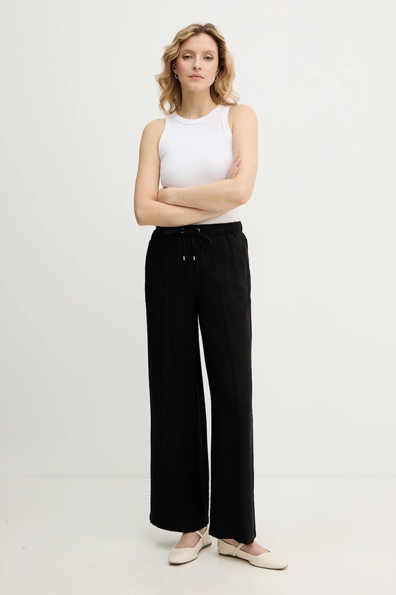 Nohavice Dkny P54K7D81 čierna SS26