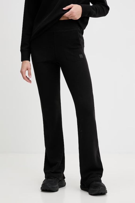 Dkny spodnie dresowe dzianina czarny DP5P3708