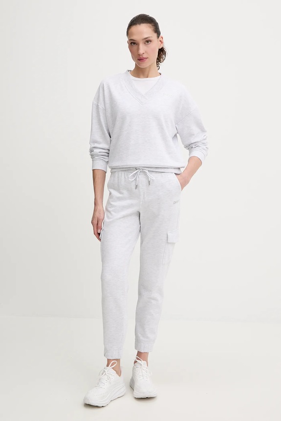 Tepláky Dkny DP6P3512 sivá SS26