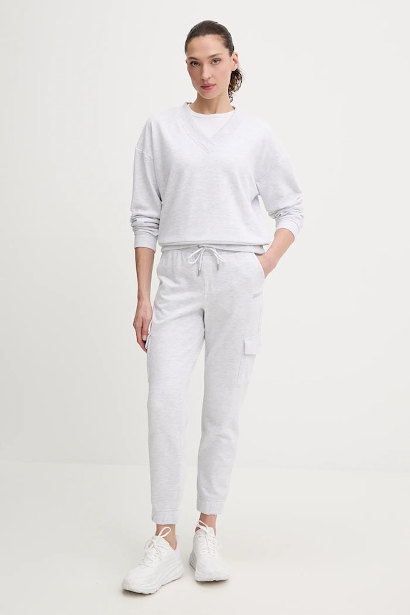 Tepláky Dkny DP6P3512 sivá SS26
