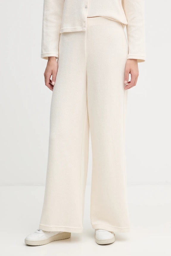 Dkny pantaloni drept bej DJ6P3116