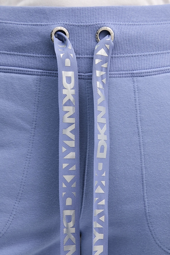 DKNY melegítő női pamut elasztánnal kék DP6P3496