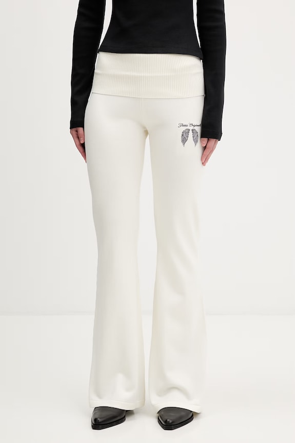 Guess Originals pantaloni de trening uni bej W6RB63.Z2V62