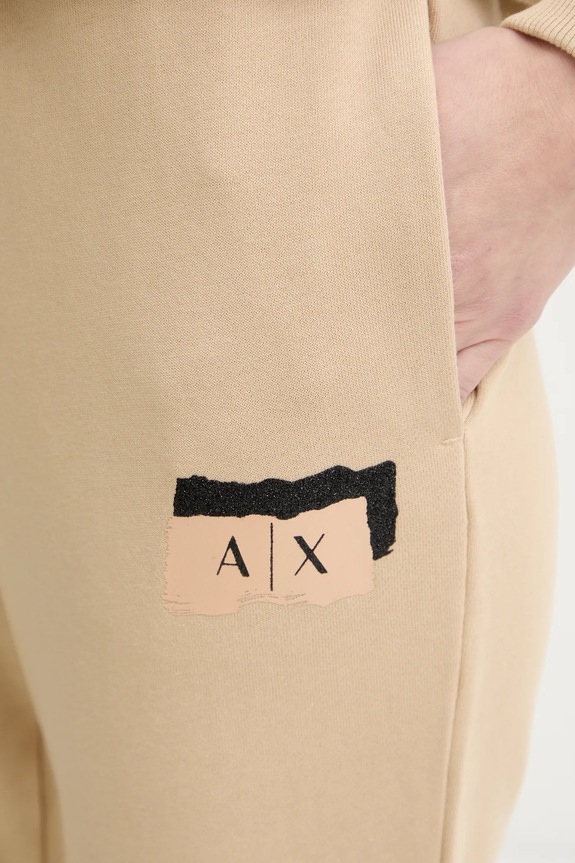 Tepláky Armani Exchange béžová XW001802.AF24312