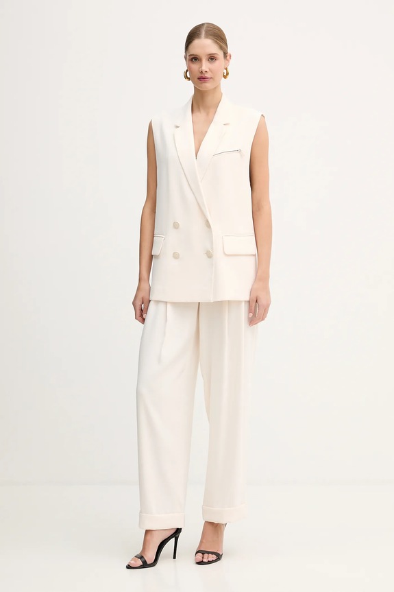 Nohavice Armani Exchange XW001826.AF16125 béžová SS26