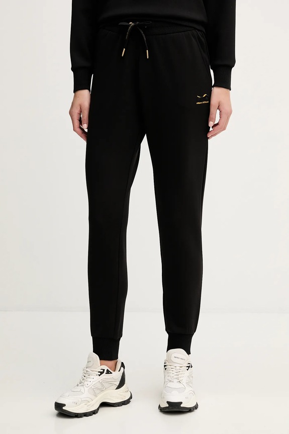 Armani Exchange pantaloni de trening uni negru XW001855.AF13397