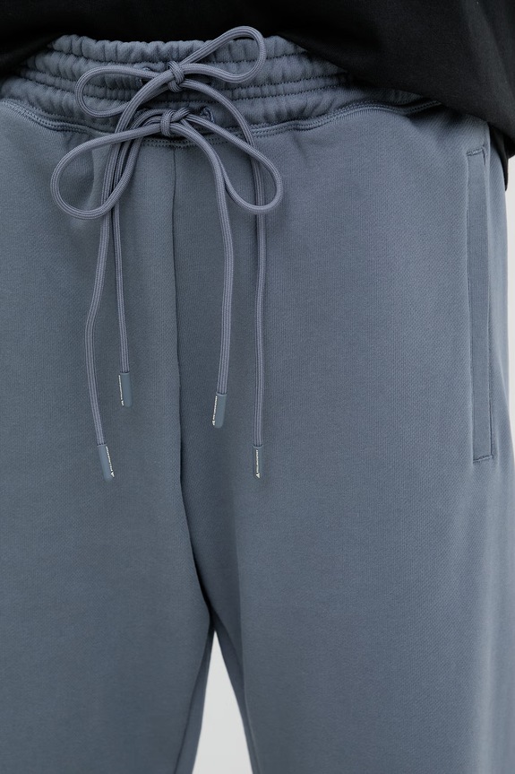 Βαμβακερό παντελόνι adidas by Stella McCartney γκρί JZ0666