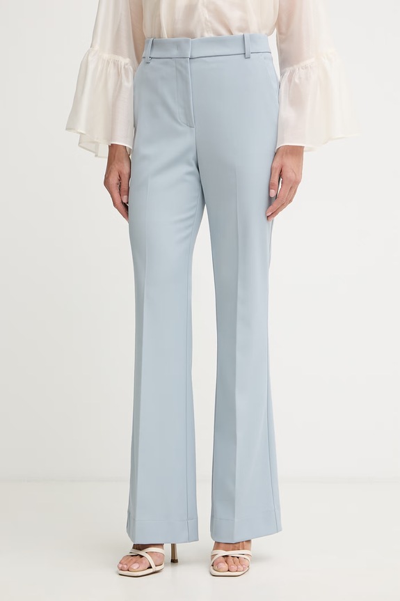 Pinko pantaloni pentru femei albastru 106193.A32G