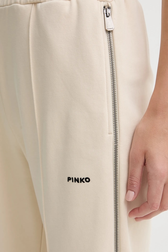Pinko pantaloni de trening bej 106359.A34M