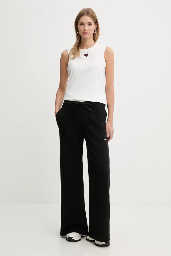 Pinko pantaloni de trening 106345.A34N negru SS26