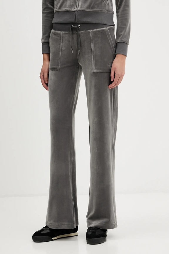 Juicy Couture pantaloni de trening Layla tricotaj gri JCSEBJ001.150