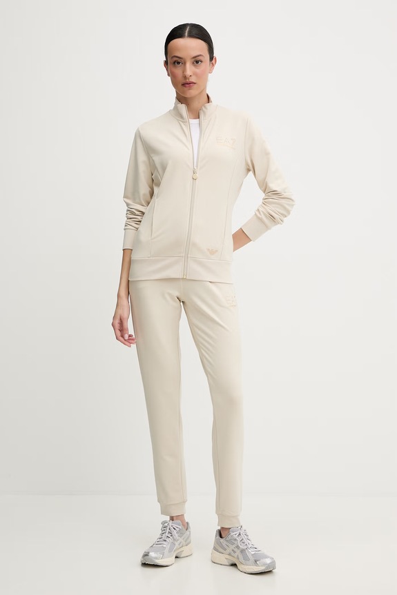 EA7 Emporio Armani pantaloni de trening TJ9RZ.8NTP66 bej SS26