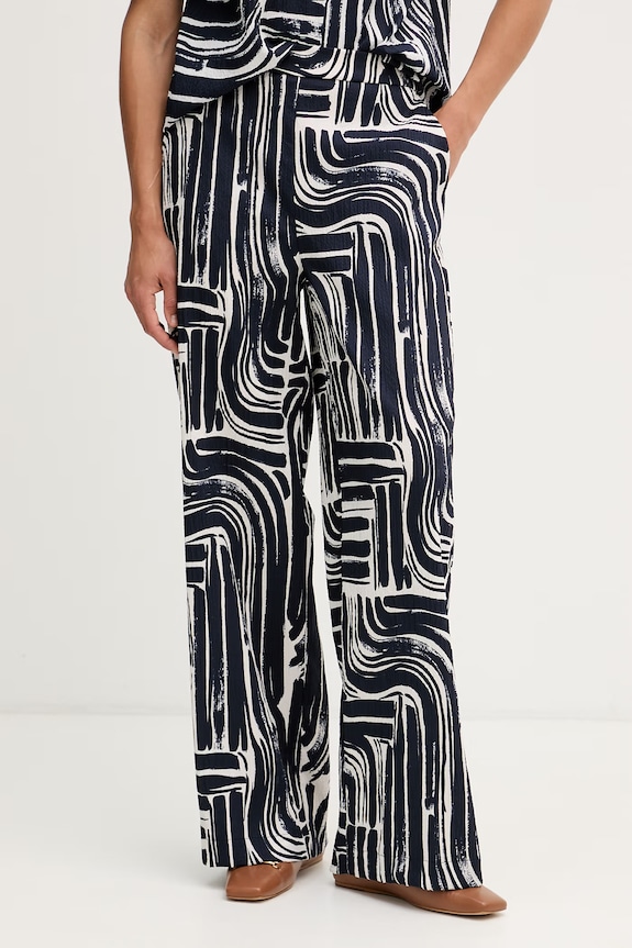 Joseph Ribkoff nohavice wide leg dámske tmavomodrá 262165
