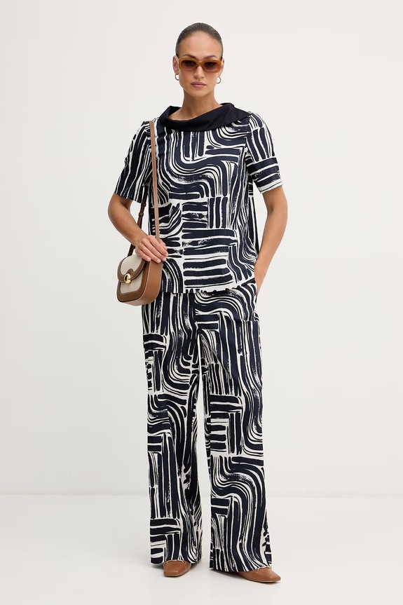 Joseph Ribkoff nohavice wide leg dámske 262165 tmavomodrá SS26