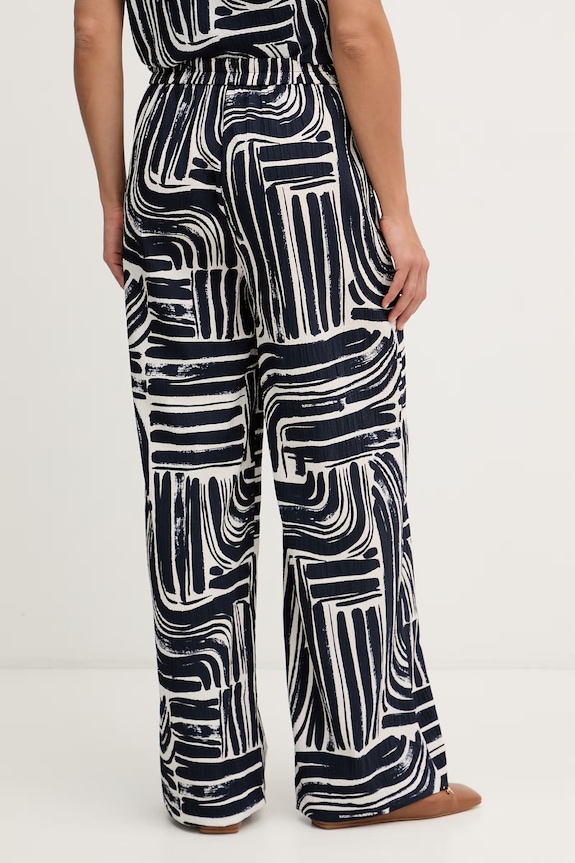 Oblečenie Joseph Ribkoff nohavice wide leg dámske 262165 tmavomodrá
