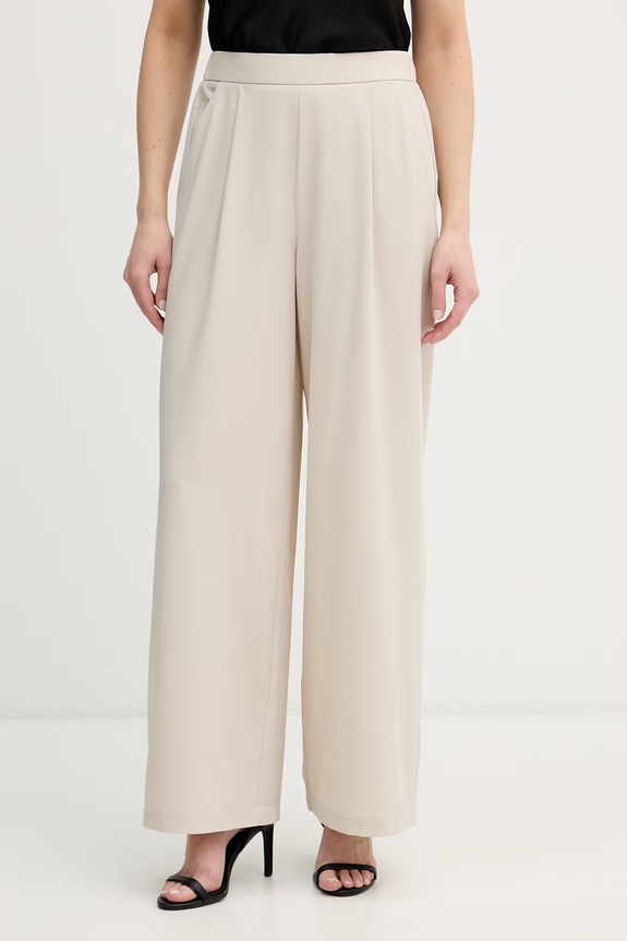 Joseph Ribkoff pantaloni wide leg pentru femei bej 262622