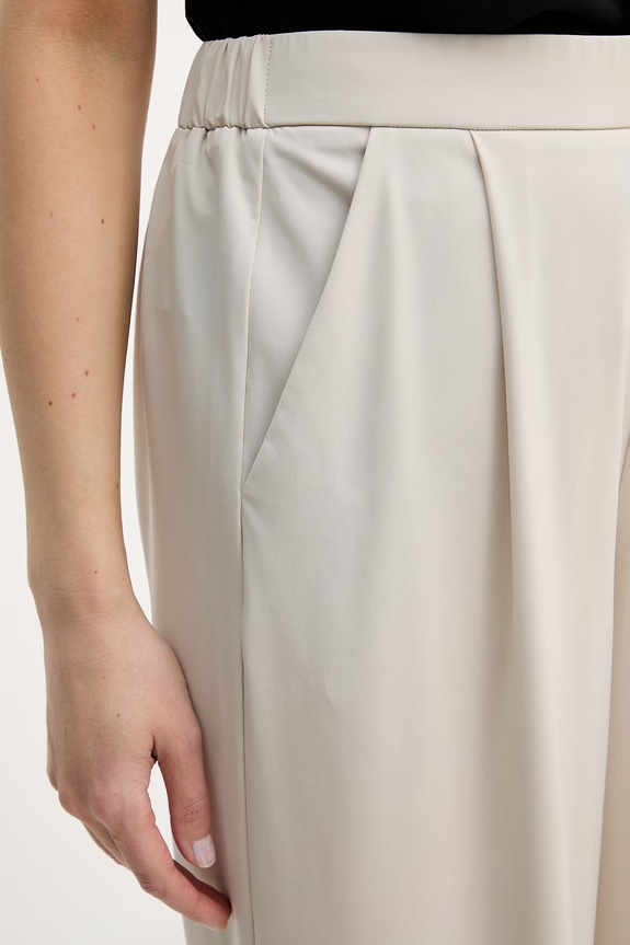 Joseph Ribkoff pantaloni wide leg pentru femei bej 262622