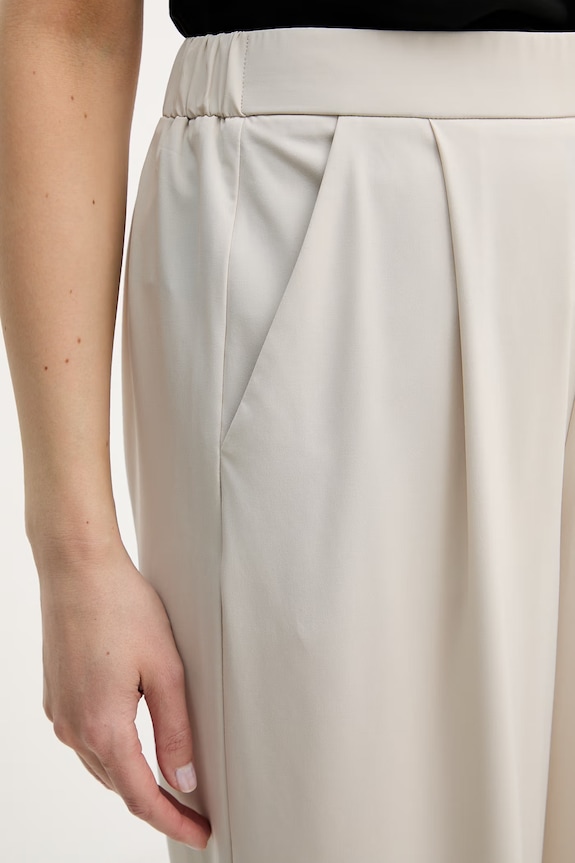 Joseph Ribkoff pantaloni wide leg pentru femei bej 262622