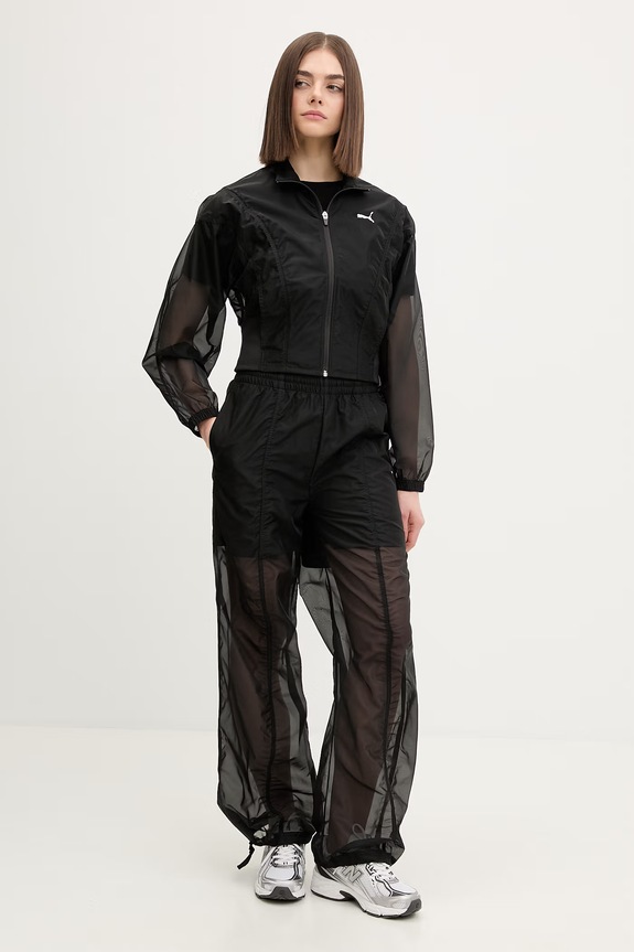 Puma παντελόνι επίσημο γυναικείο Dare to Woven 634598 μαύρο SS26