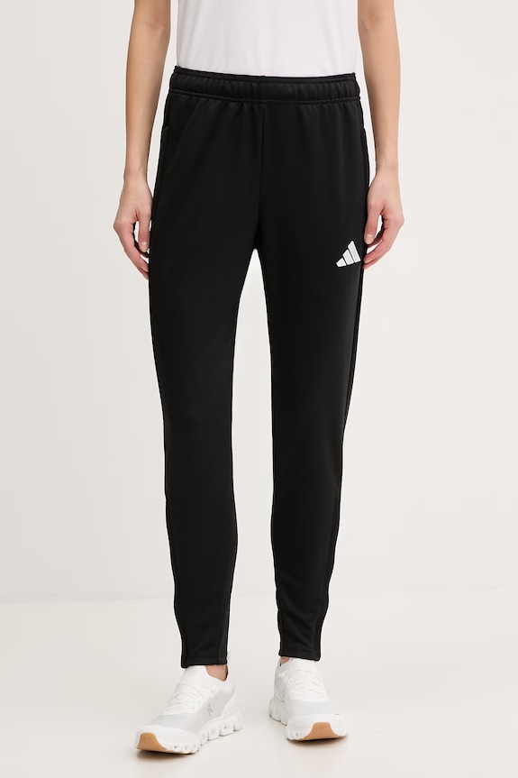 Παντελόνι φόρμας adidas Performance Entrada26 πλεκτό ύφασμα μαύρο JZ6548