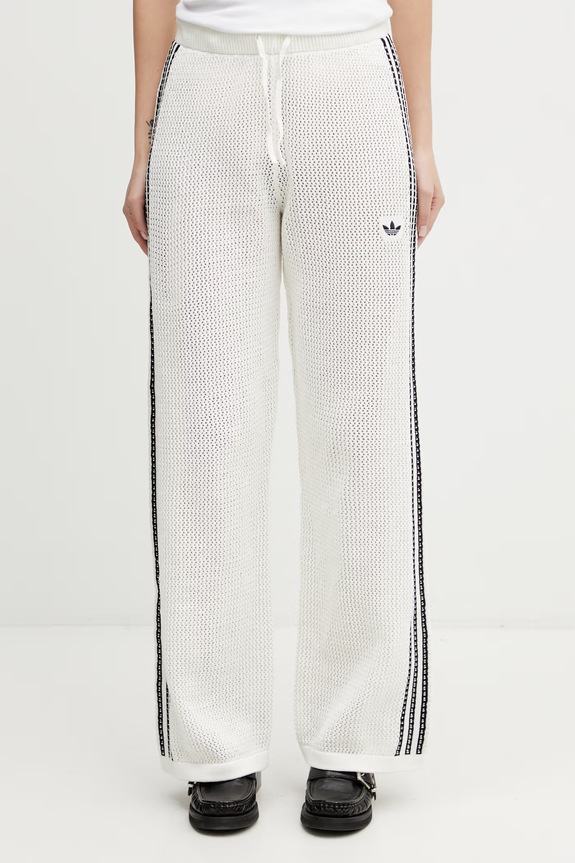 adidas Originals Crochet pantaloni de trening pentru femei KC6493 bej SS26