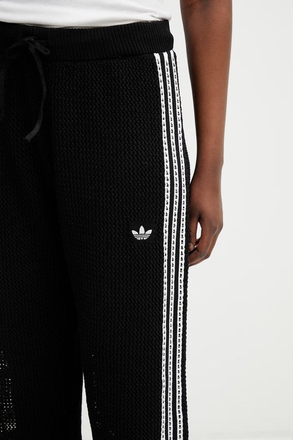 adidas Originals Crochet spodnie dresowe damskie czarny KC6494